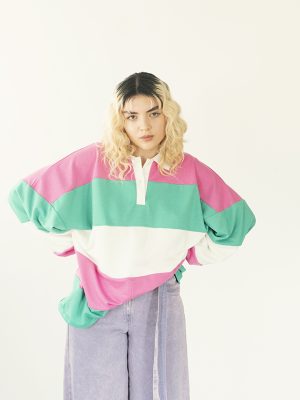 POLO SHIRT - Pink / Green